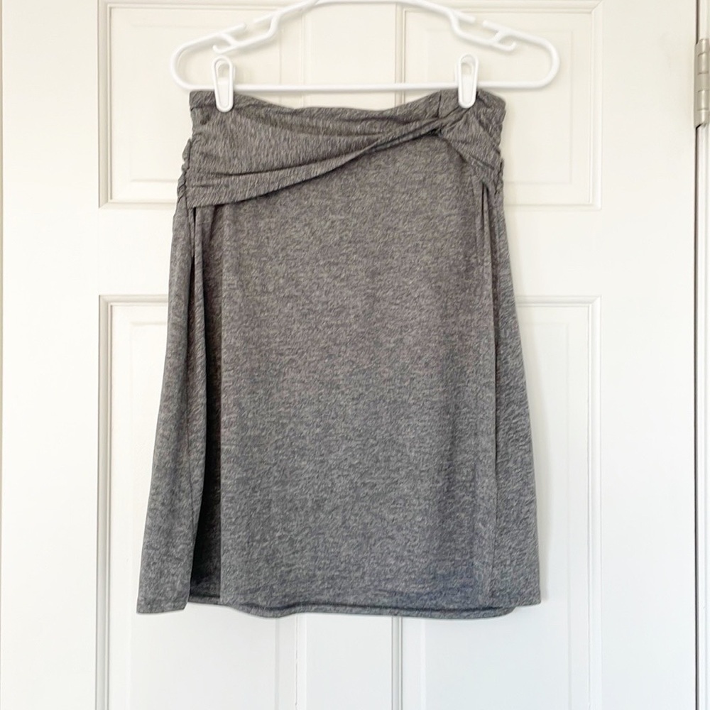 PATAGONIA Seabrook skirt size S heathered grey short recycled polyester